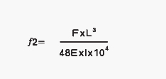 铝型材受力变形计算公式2